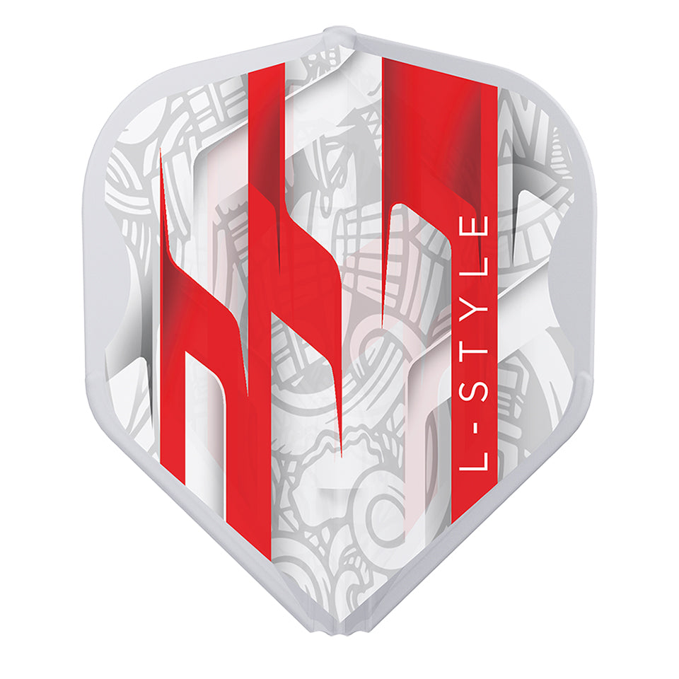 L-Style EZ Origin Mamo Series Dart Flights - L1 / Standard White