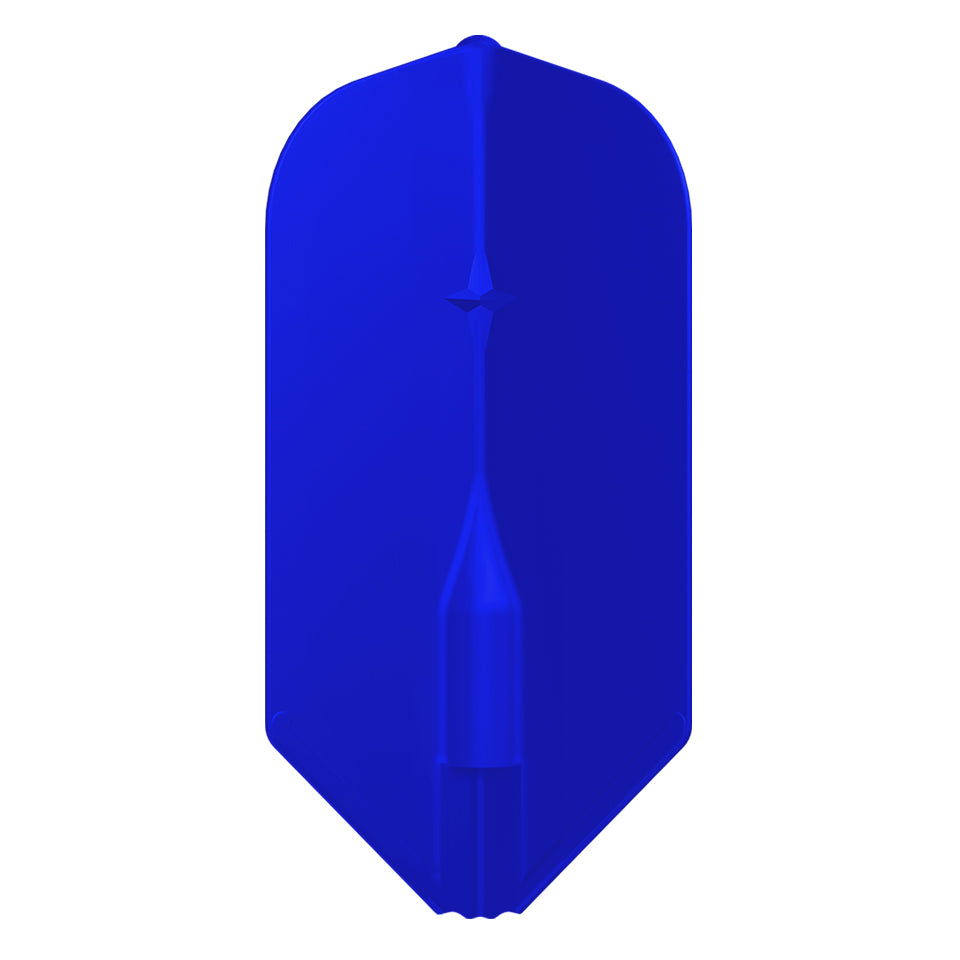 L-Style EZ Dart Flights - L6 / Slim Blue