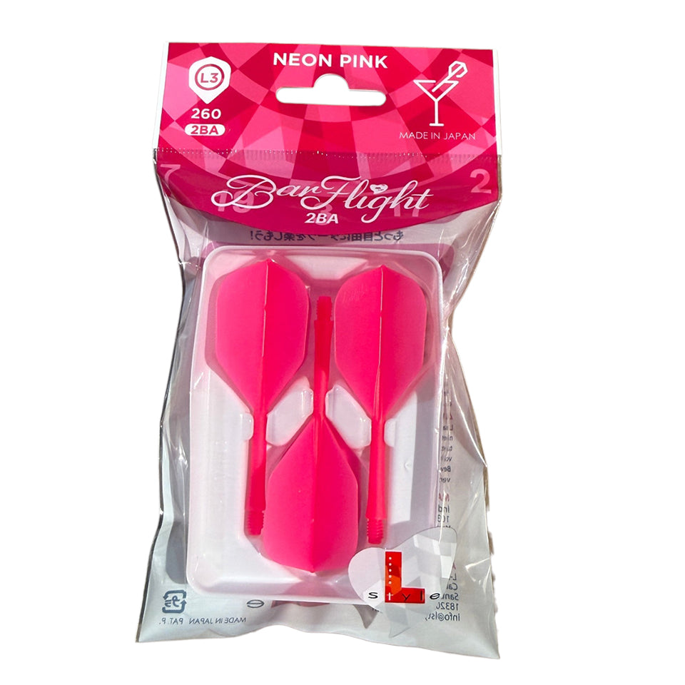 L-Style BarFlight Integrated Flight System - L3 / Shape 260 Neon Pink