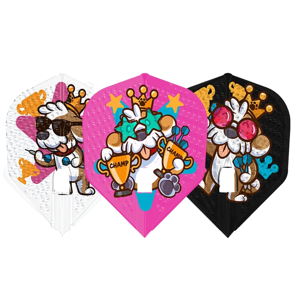 L-Style Pro Dimpled Ryuta Arihara Dart Flights - L3 / Shape