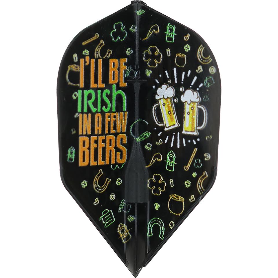 L-Style EZ Irish in a Few Beers Dart Flights - L3 / Shape