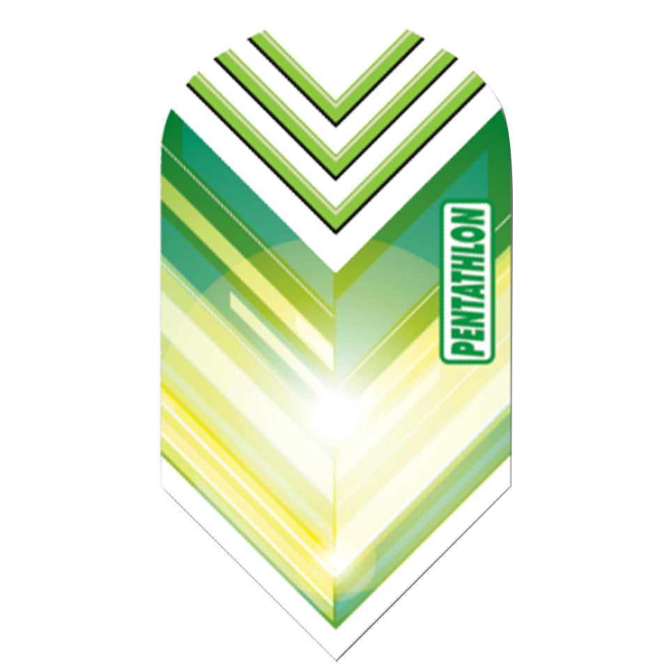 Pentathlon Vizion V Dart Flights - Slim Green