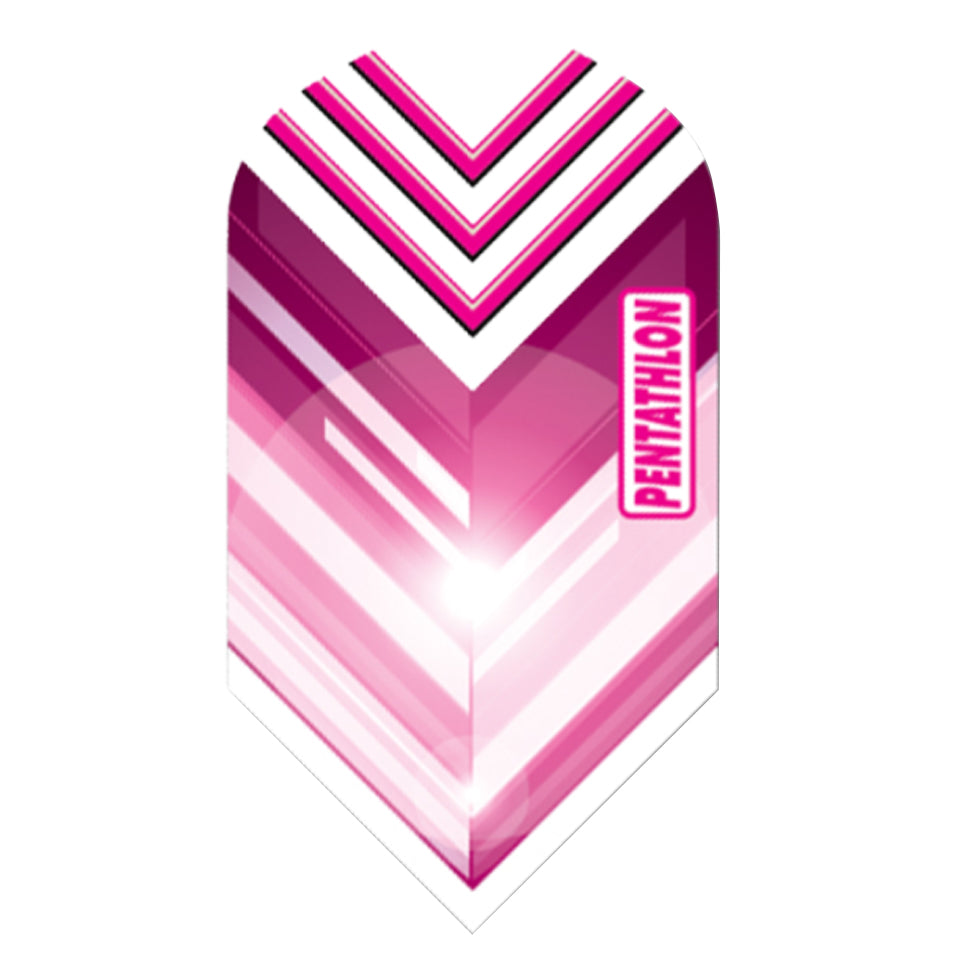 Pentathlon Vizion V Dart Flights - Slim Pink