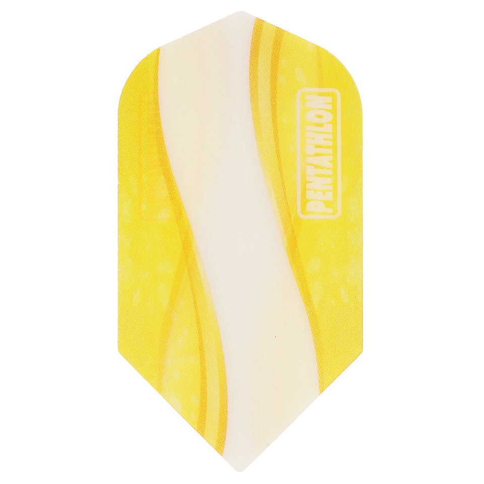 Pentathlon Vizion Spiro Dart Flights - Slim Yellow