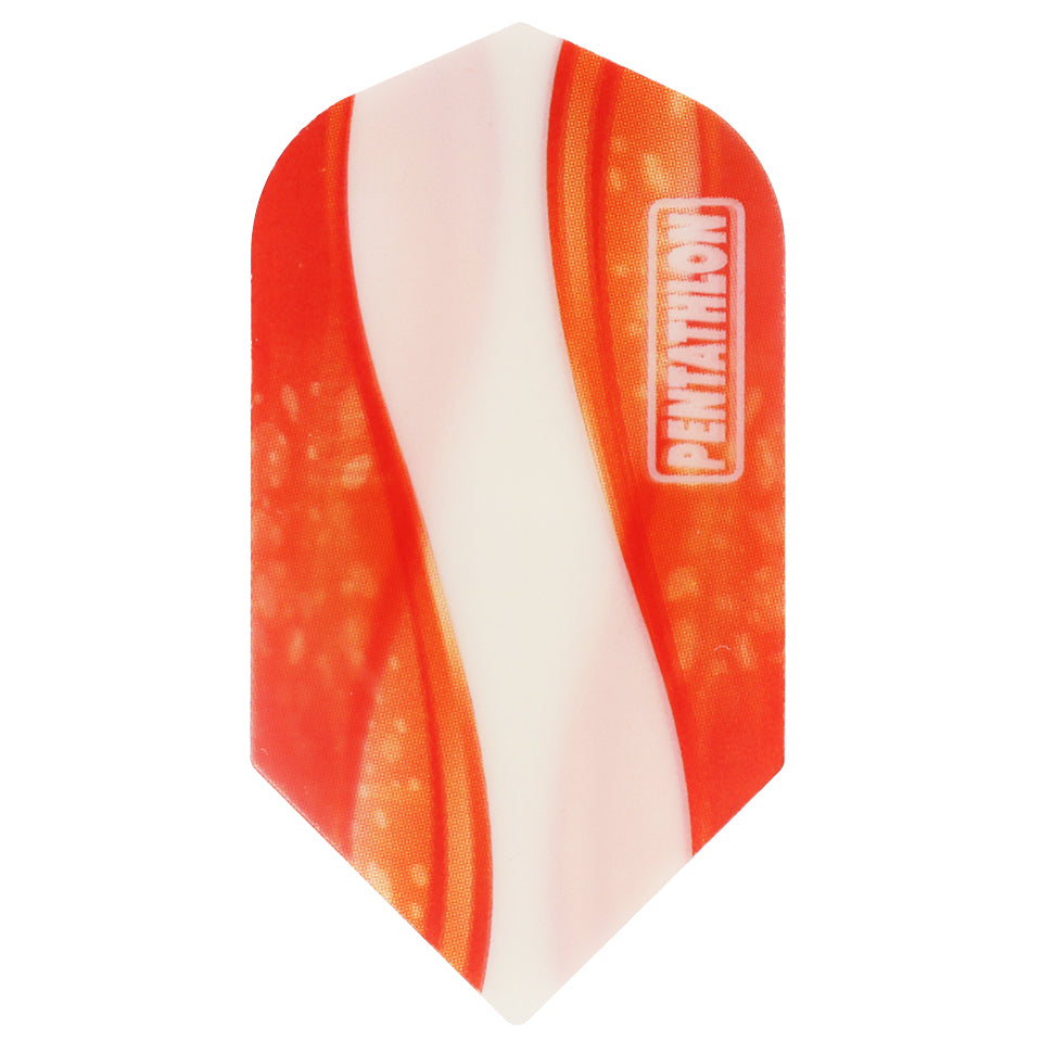 Pentathlon Vizion Spiro Dart Flights - Slim Red