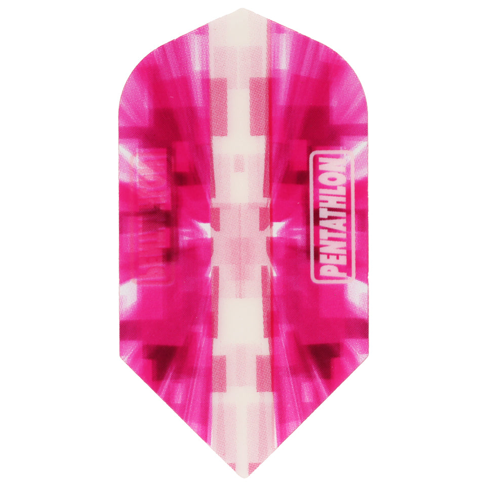 Pentathlon Vizion Burst Dart Flights - Slim Pink