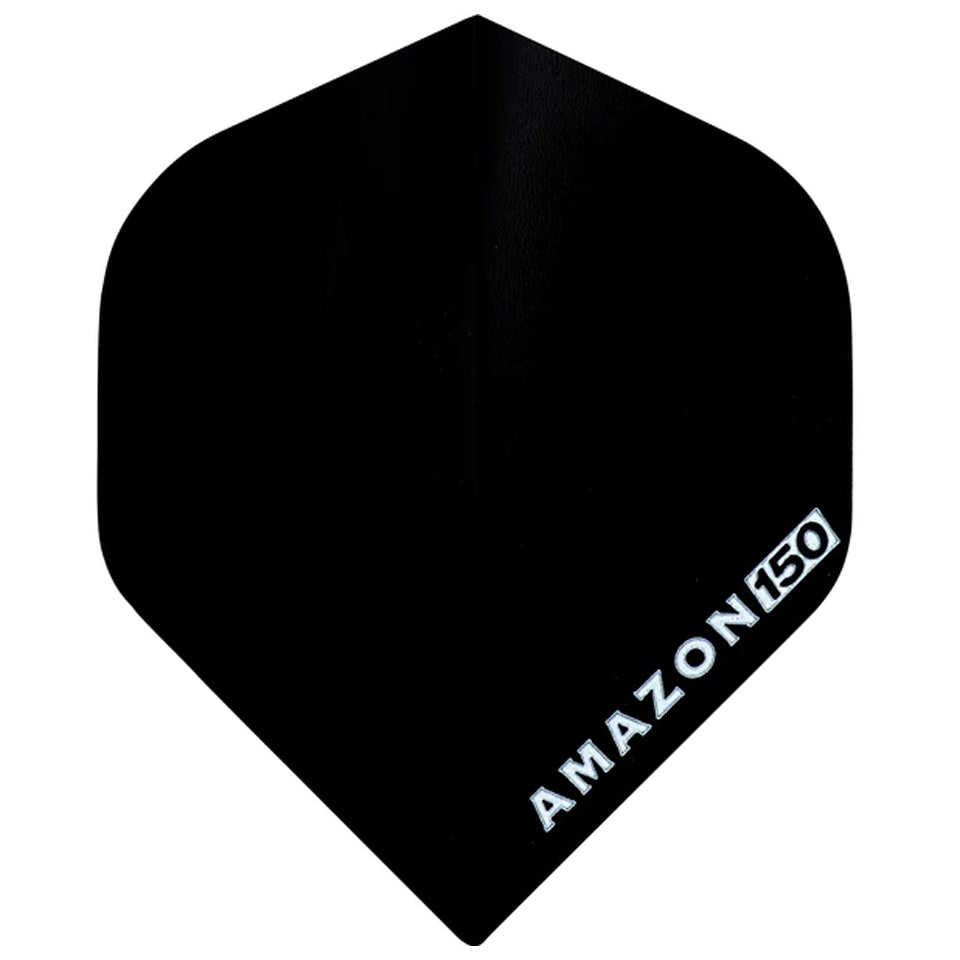 Amazon 150 Dart Flights - Standard Black