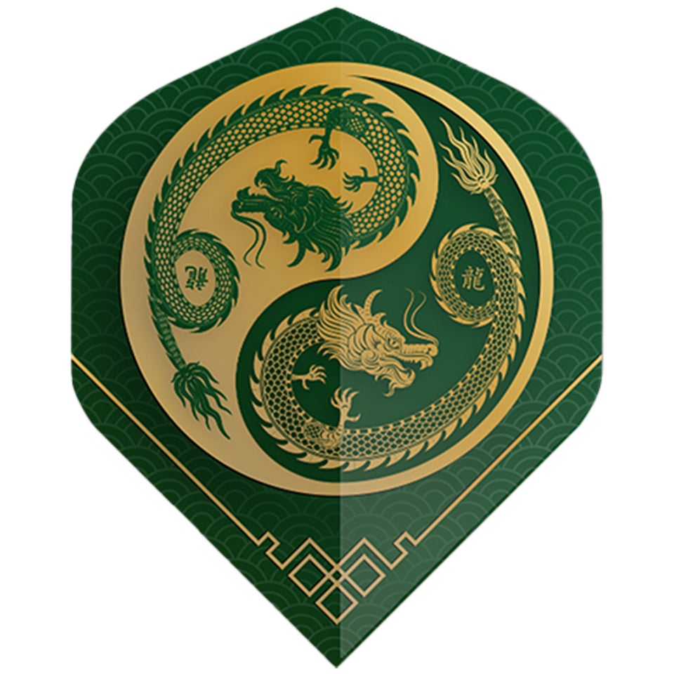 Dart Pros Dart Flights - Standard Green Dragon