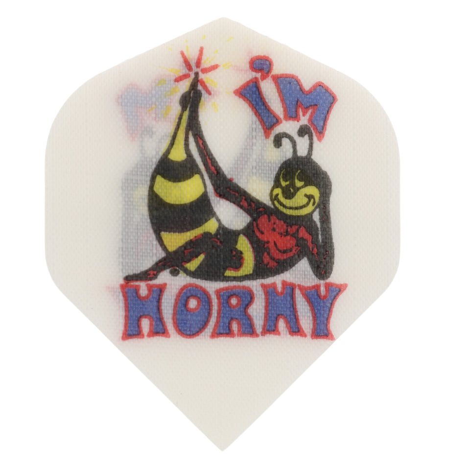 Nylon 150 Micron Dart Flights - Standard Horny
