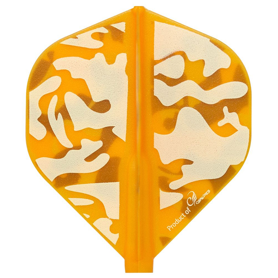 Fit Flight Liquid Camo D Dart Flights - Standard Orange