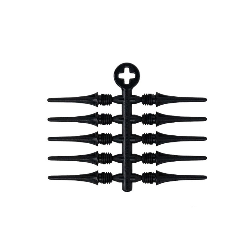 Fit Point Plus 2.0 Short Soft Tip Points - Black (60 Count)