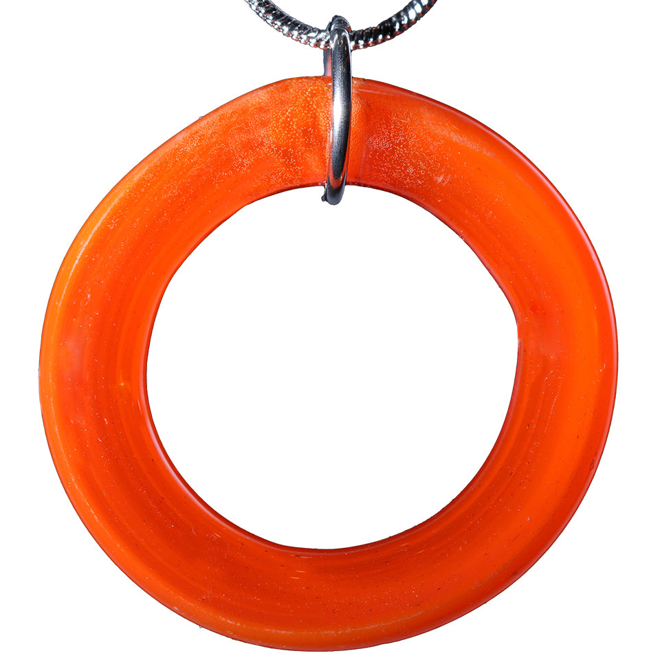 Lucky Blown Glass Dart Ring - Sunstone