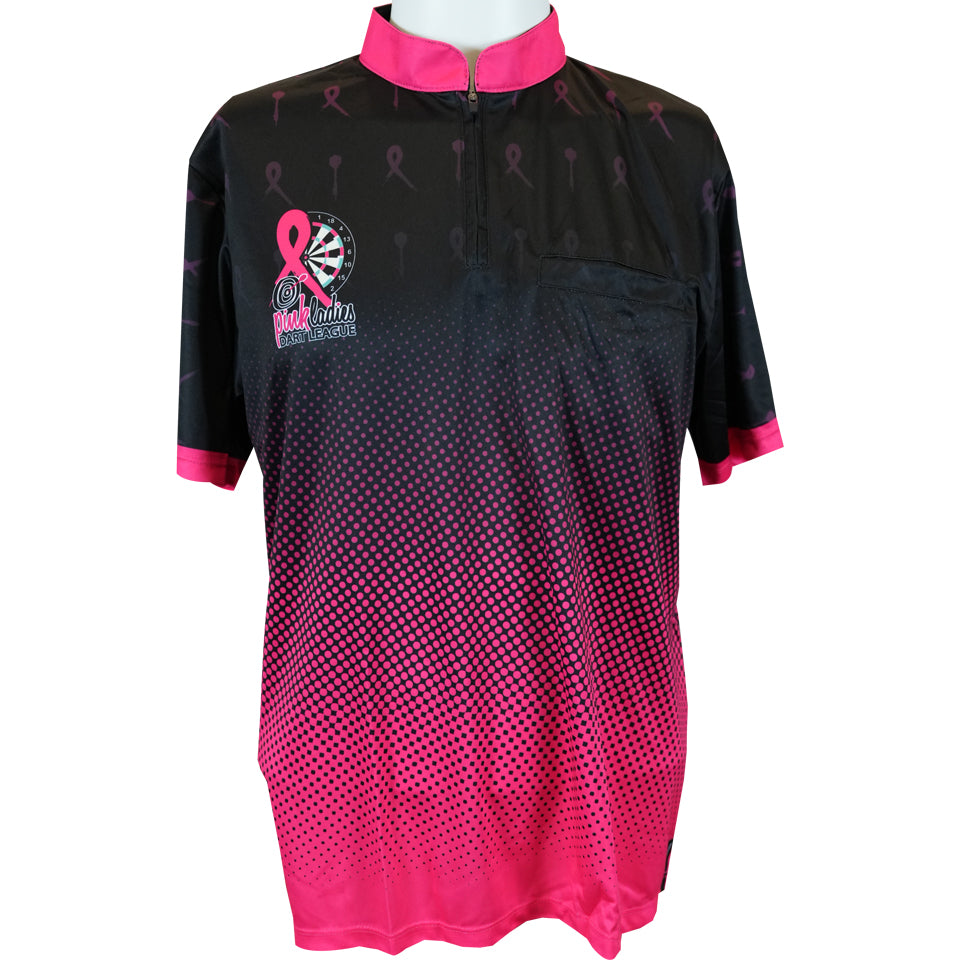 Magic Wear Pink Ladies Dart League Throw Like A Girl Jersey