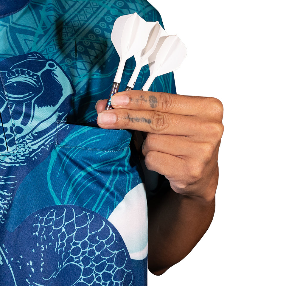 Magic Wear Tribal Turtle Blue Jersey