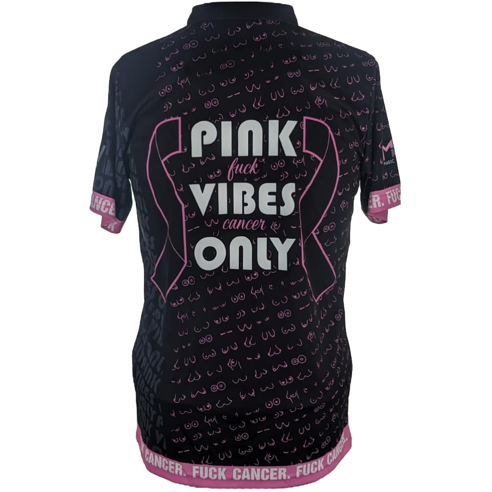 Magic Wear Pink Vibes Only Black Jersey