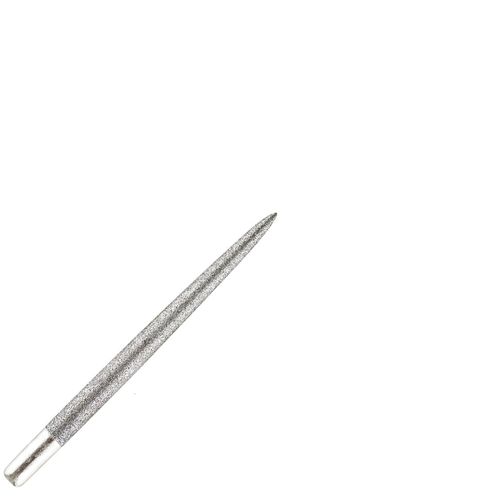 One80 Sand Coated Long Taper Steel Points - 36mm Silver