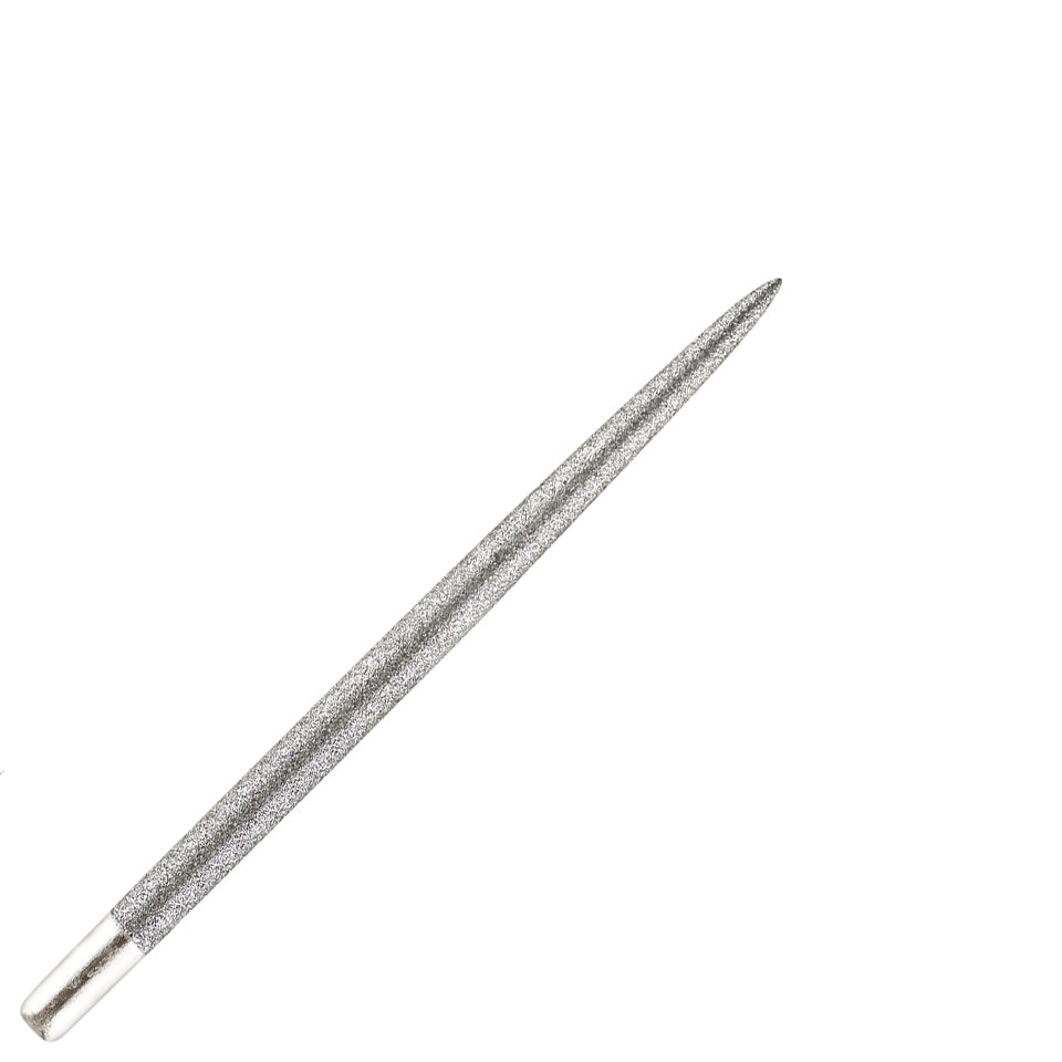 One80 Sand Coated Long Taper Steel Points - 42mm Silver