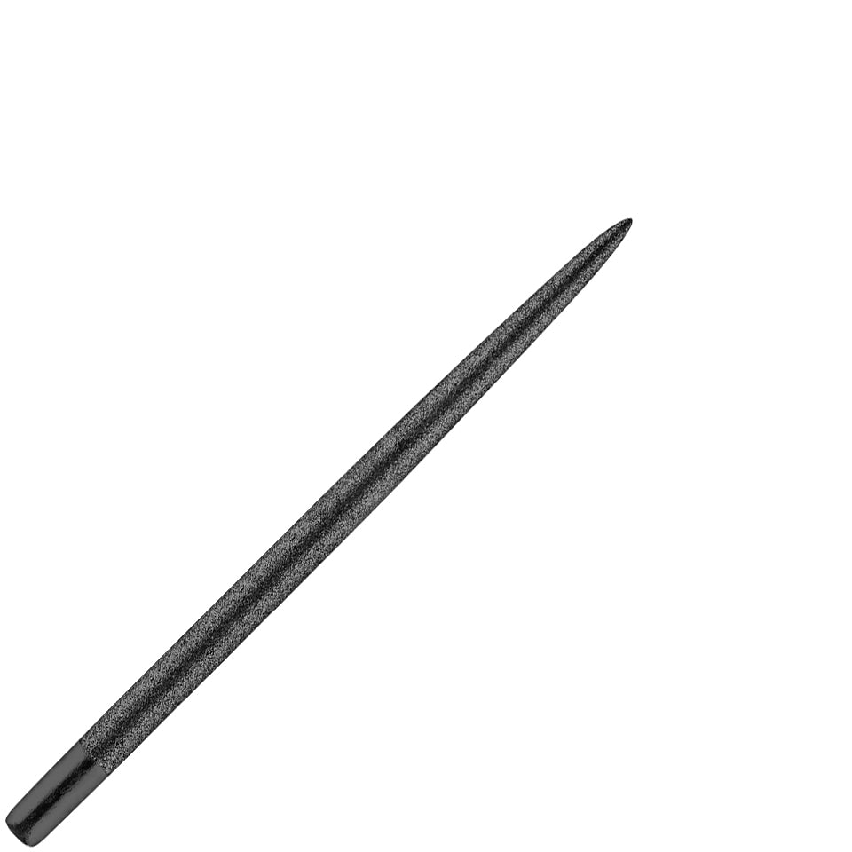 One80 Sand Coated Long Taper Steel Points - 42mm Black