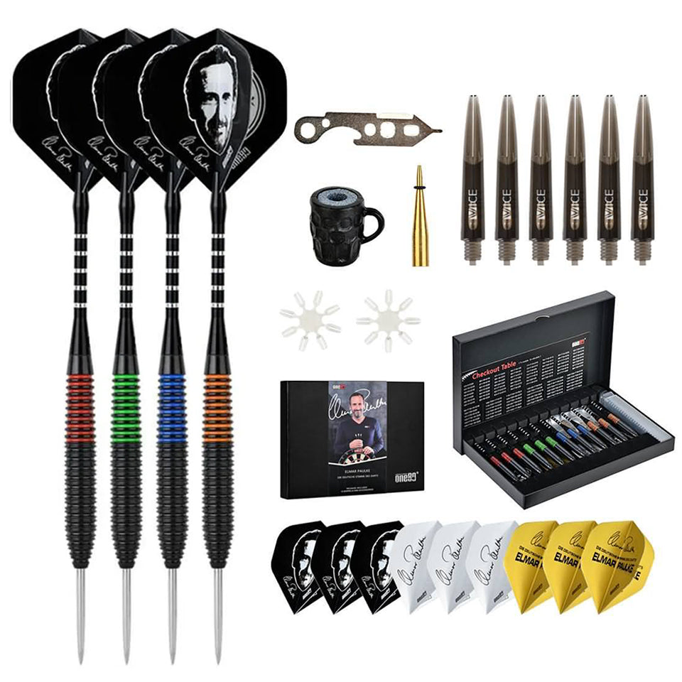 One80 Elmar Paulke Steel Tip Darts Pack - 18gm