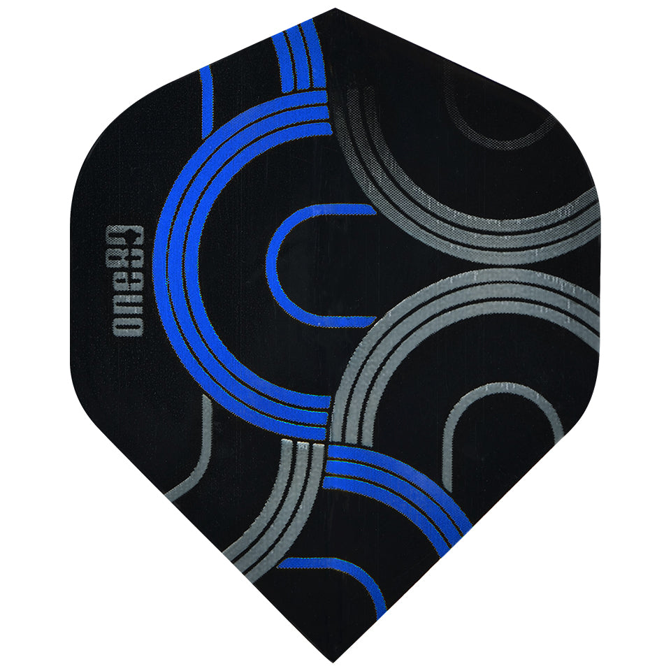 One80 Circult Dart Flights - Standard Dark Blue