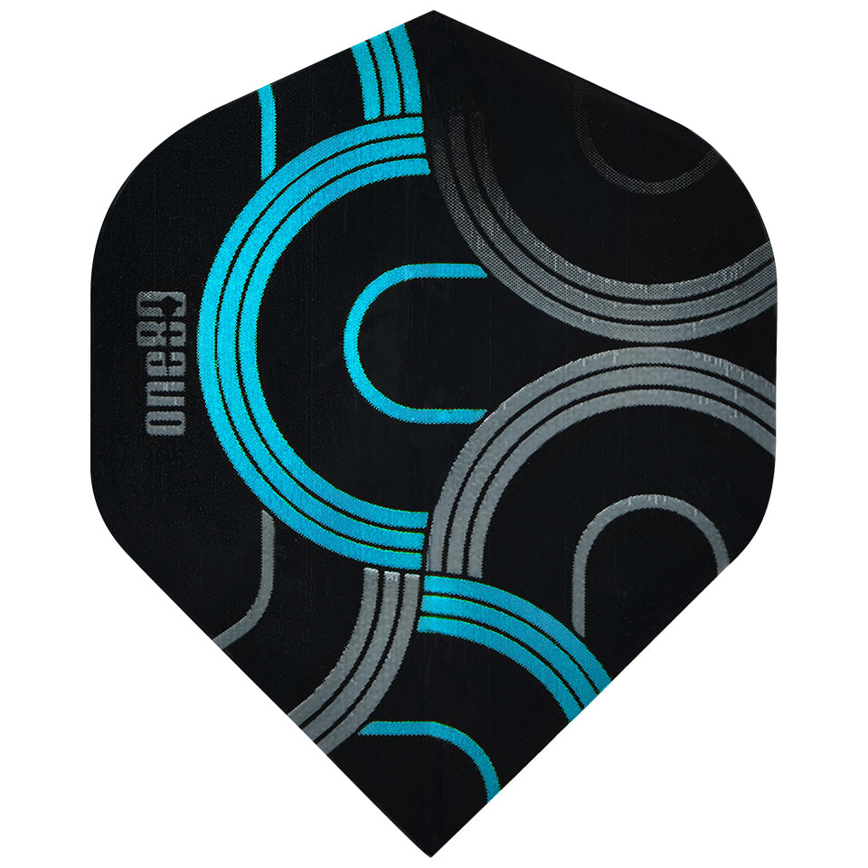 One80 Circult Dart Flights - Standard Light Blue