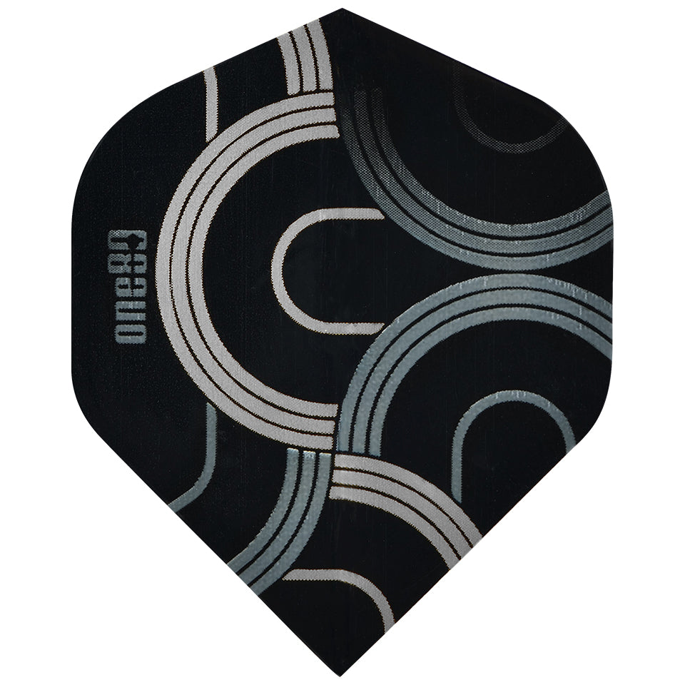 One80 Circult Dart Flights - Standard Silver