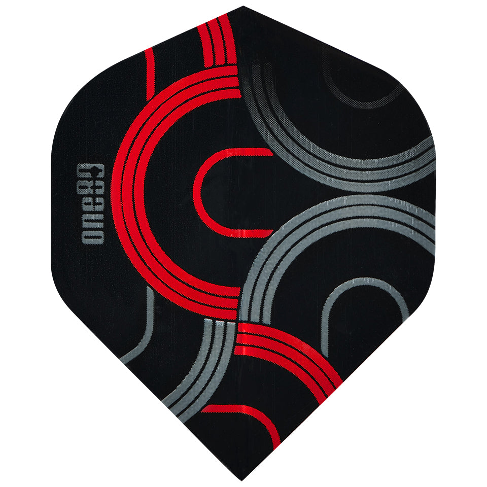 One80 Circult Dart Flights - Standard Red