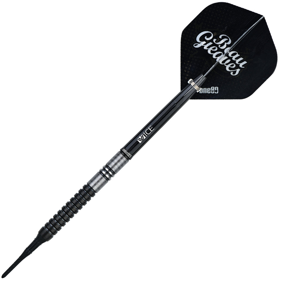 One80 Beau Greaves VHD Black Edition Signature Soft Tip Darts - 20gm