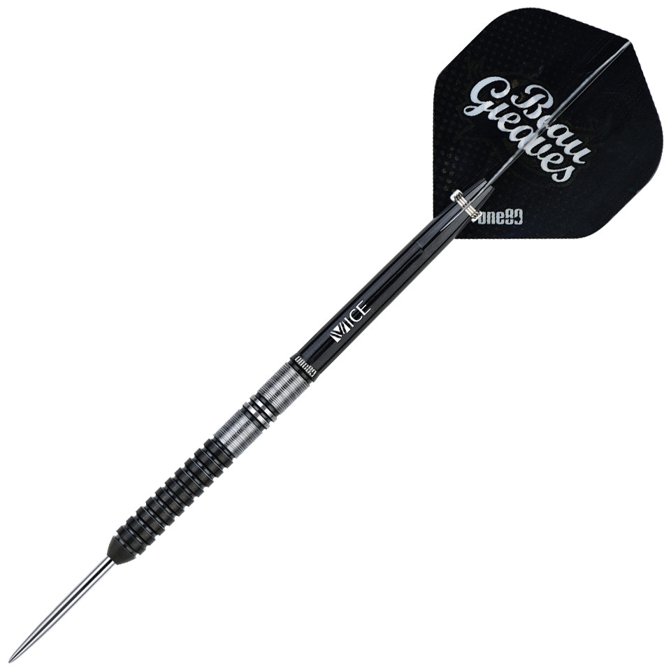 One80 Beau Greaves VHD Black Edition Signature Steel Tip Darts - 23gm