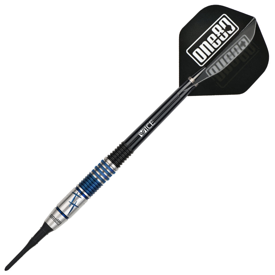 One80 Tung Suk Soft Tip Darts - 19gm Blue