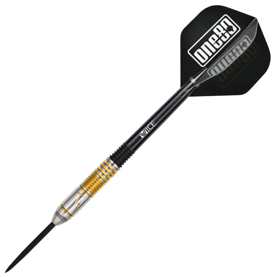 One80 Tung Suk Steel Tip Darts - 23gm Gold