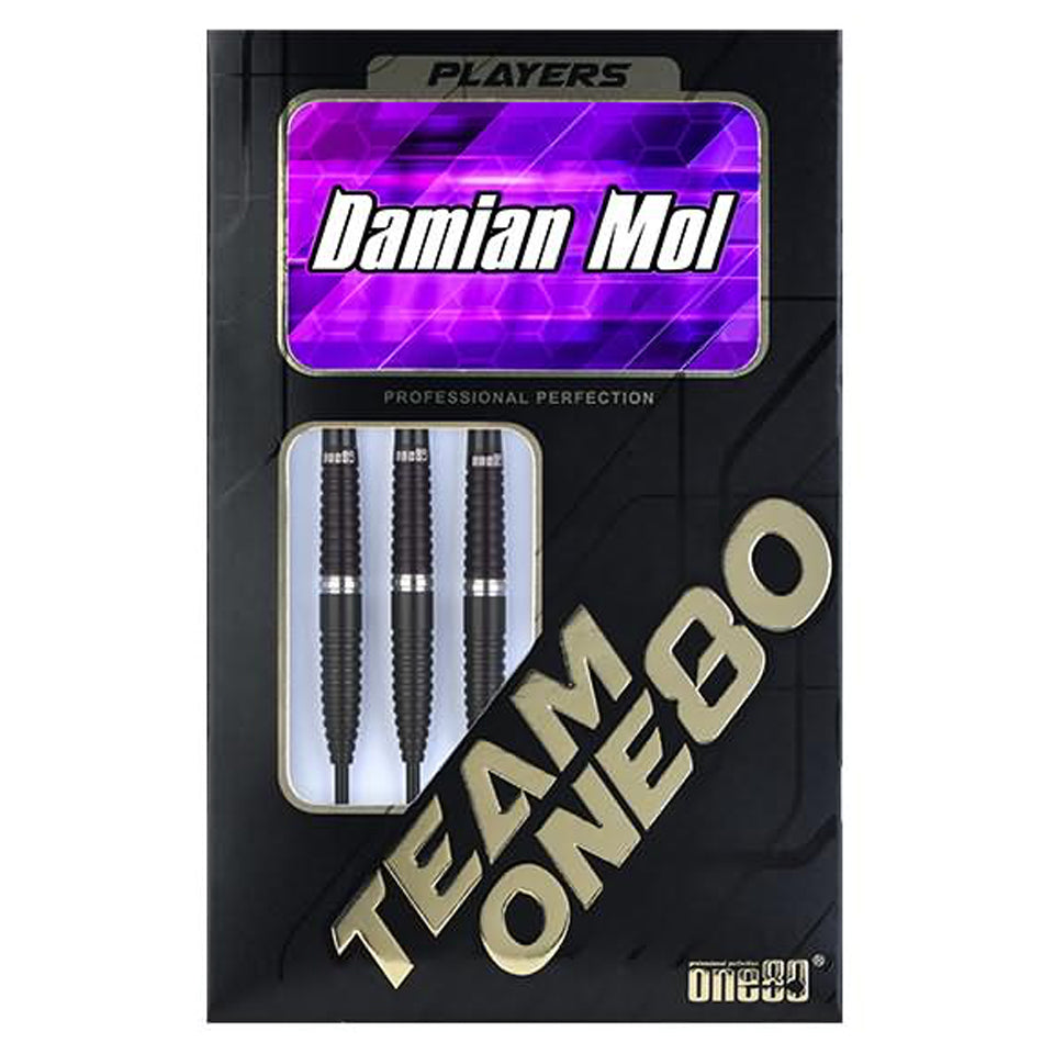 One80 Damian Mol Steel Tip Darts - 24gm