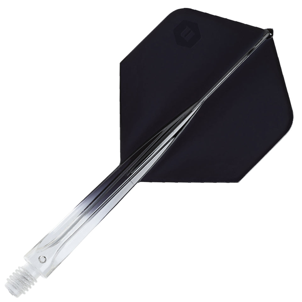 Unicorn Forge Integrated Flight and Shaft System -  Plus Long Clear & Black