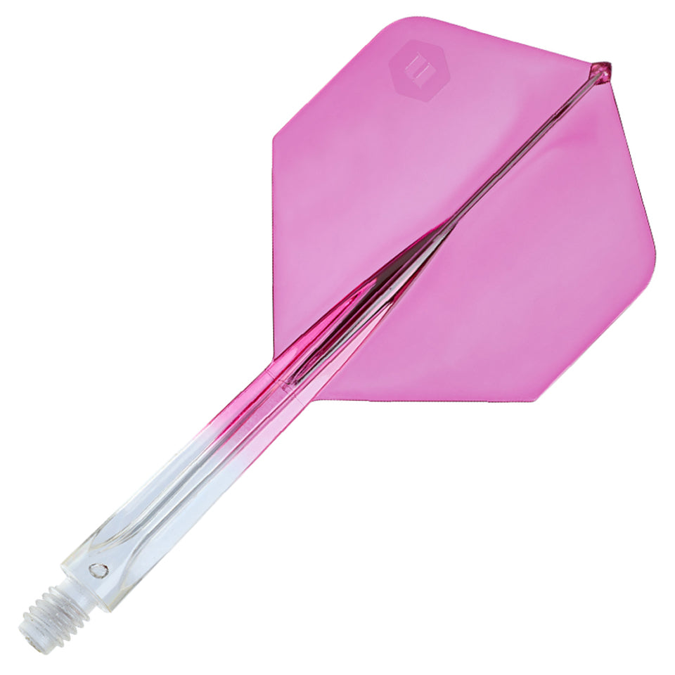 Unicorn Forge Integrated Flight and Shaft System - Plus Long Clear & Pink