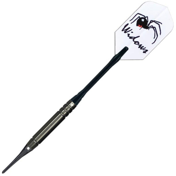 美品　レーザーダーツblack widows 18g ブラックウィドウ Laserdarts Black Widow Smooth Soft Tip Darts - 18gm
