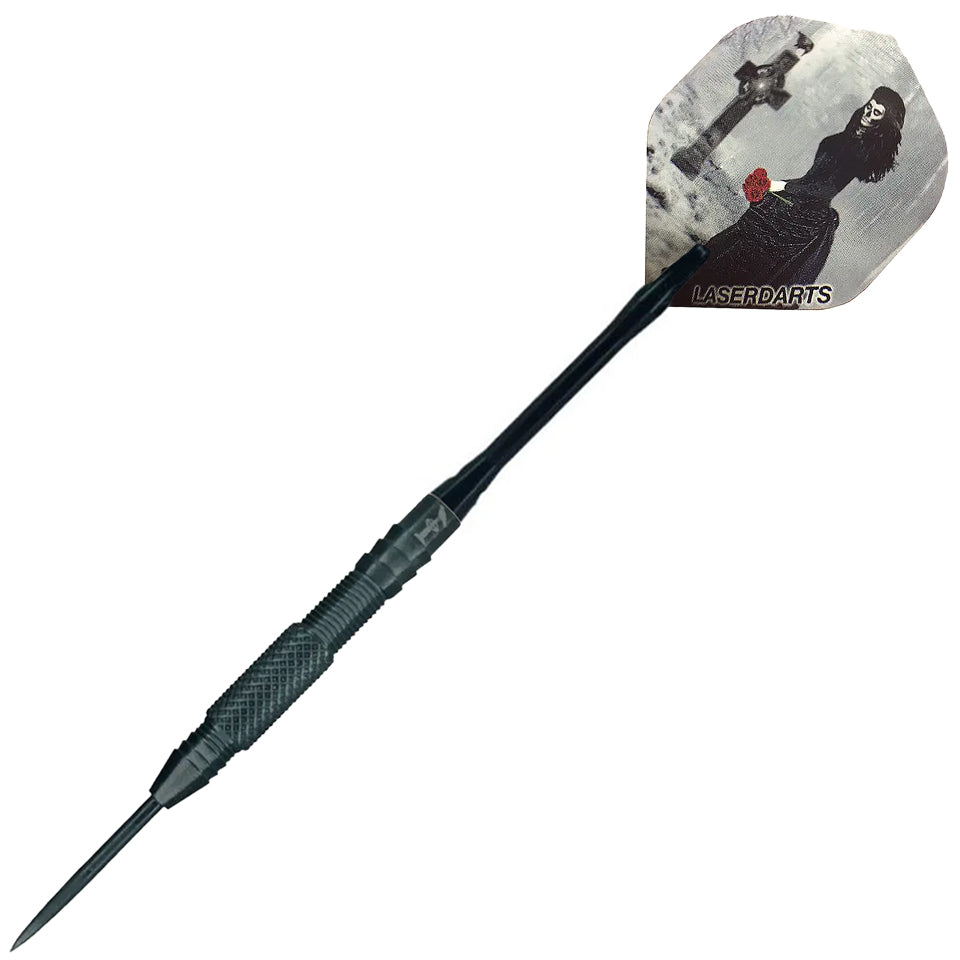 Laserdarts Widow Maker Steel Tip Darts - Black 22gm