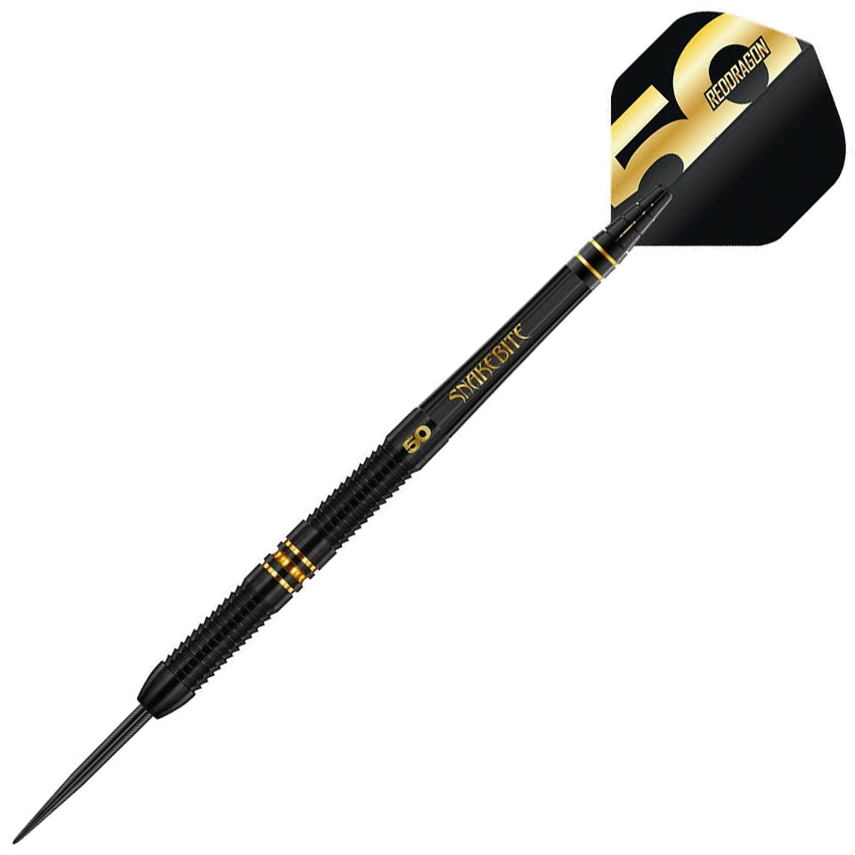 Red Dragon Peter Wright 50 Year Limited Edition Steel Tip Darts - 21gm