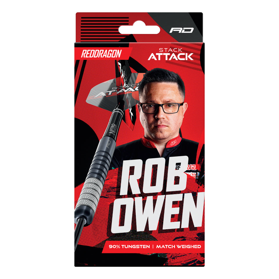 Red Dragon Rob Owen V1 Steel Tip Darts - 22gm