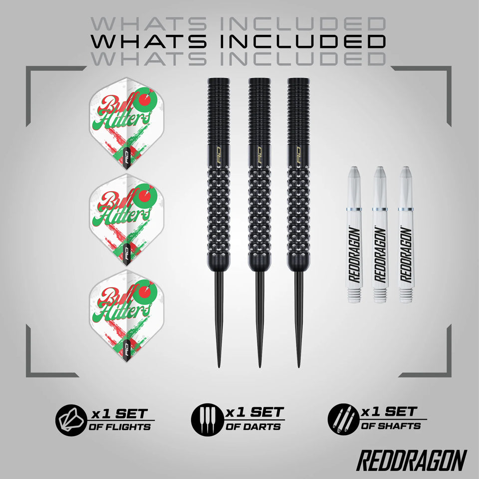 Red Dragon Bullhitters V1 Steel Tip Darts - 23gm