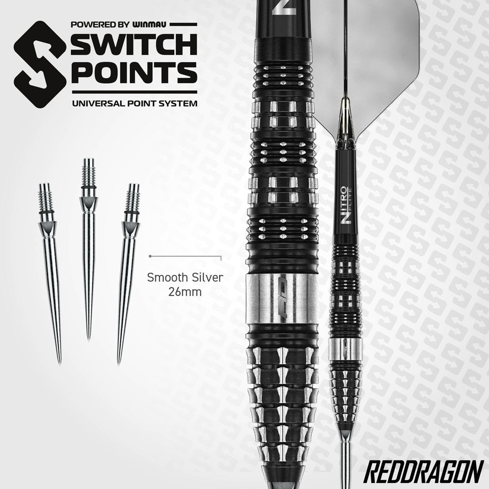 Red Dragon Recon Torpedo Switch Point Steel Tip Darts - 23gm