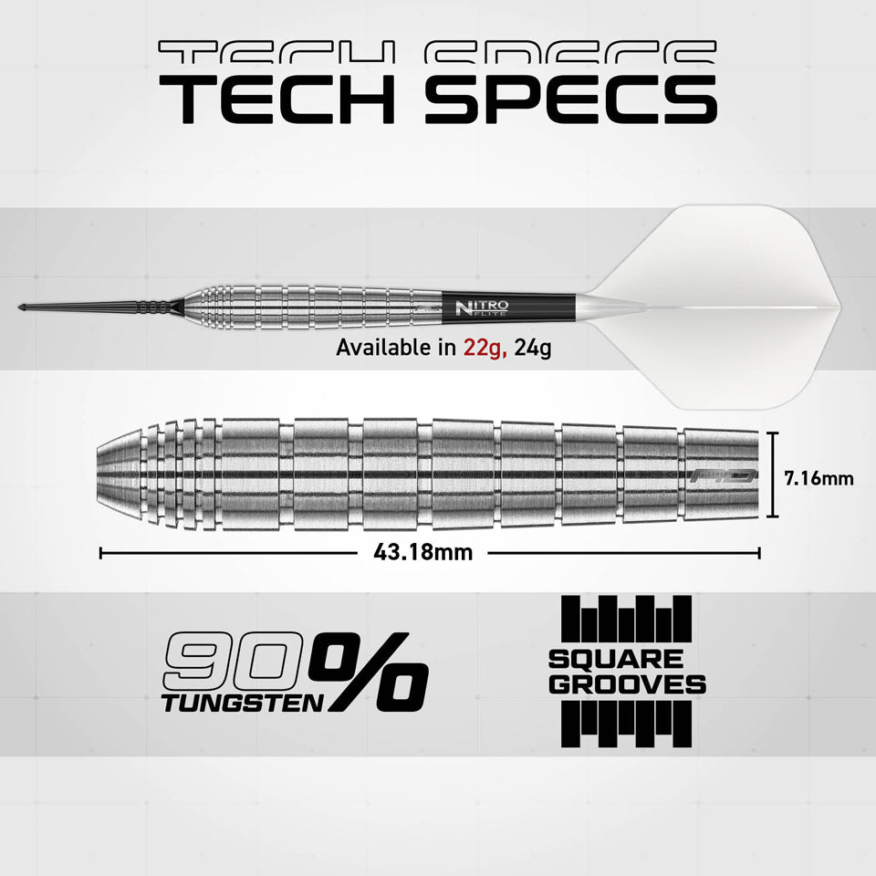 Red Dragon Luke Humphries TX1 Pioneer Switch Point Steel Tip Darts - 2