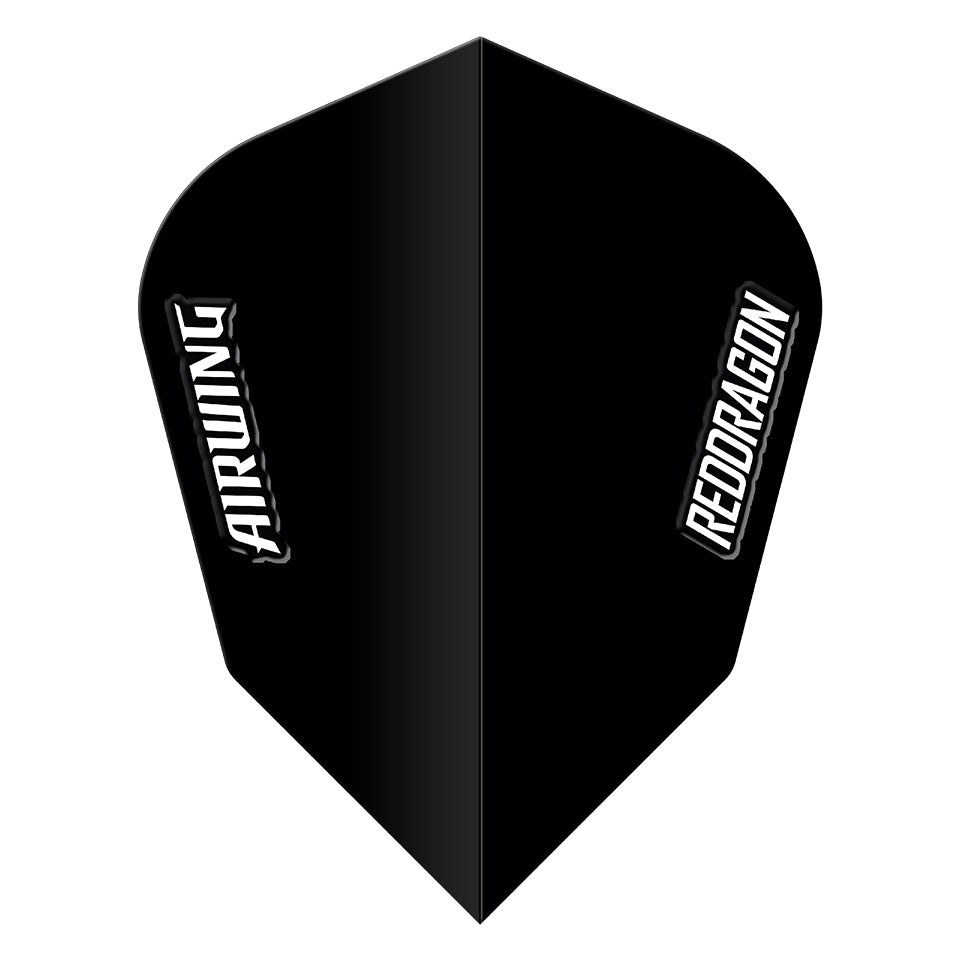 Red Dragon Airwing Dart Flights - V-Standard Black