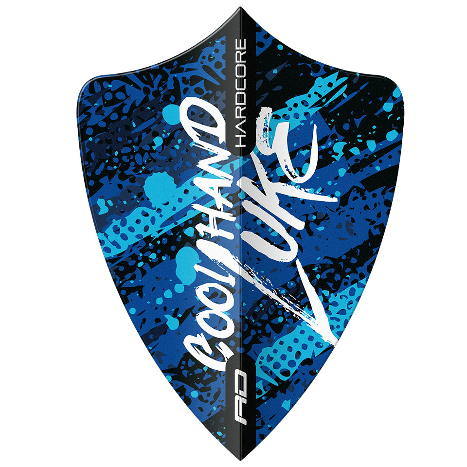 Red Dragon Luke Humphries World Champion Dart Flights - Freestyle Blue