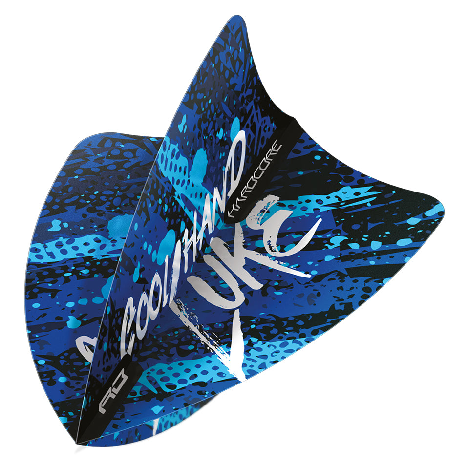 Red Dragon Luke Humphries World Champion Dart Flights - Freestyle Blue