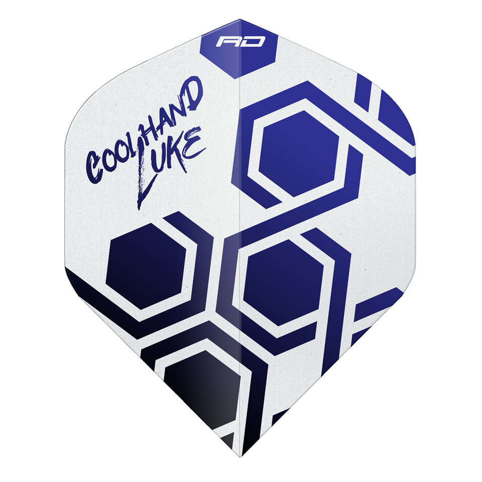 Red Dragon Luke Humphries Blue TX5 Premium Dart Flights - Standard