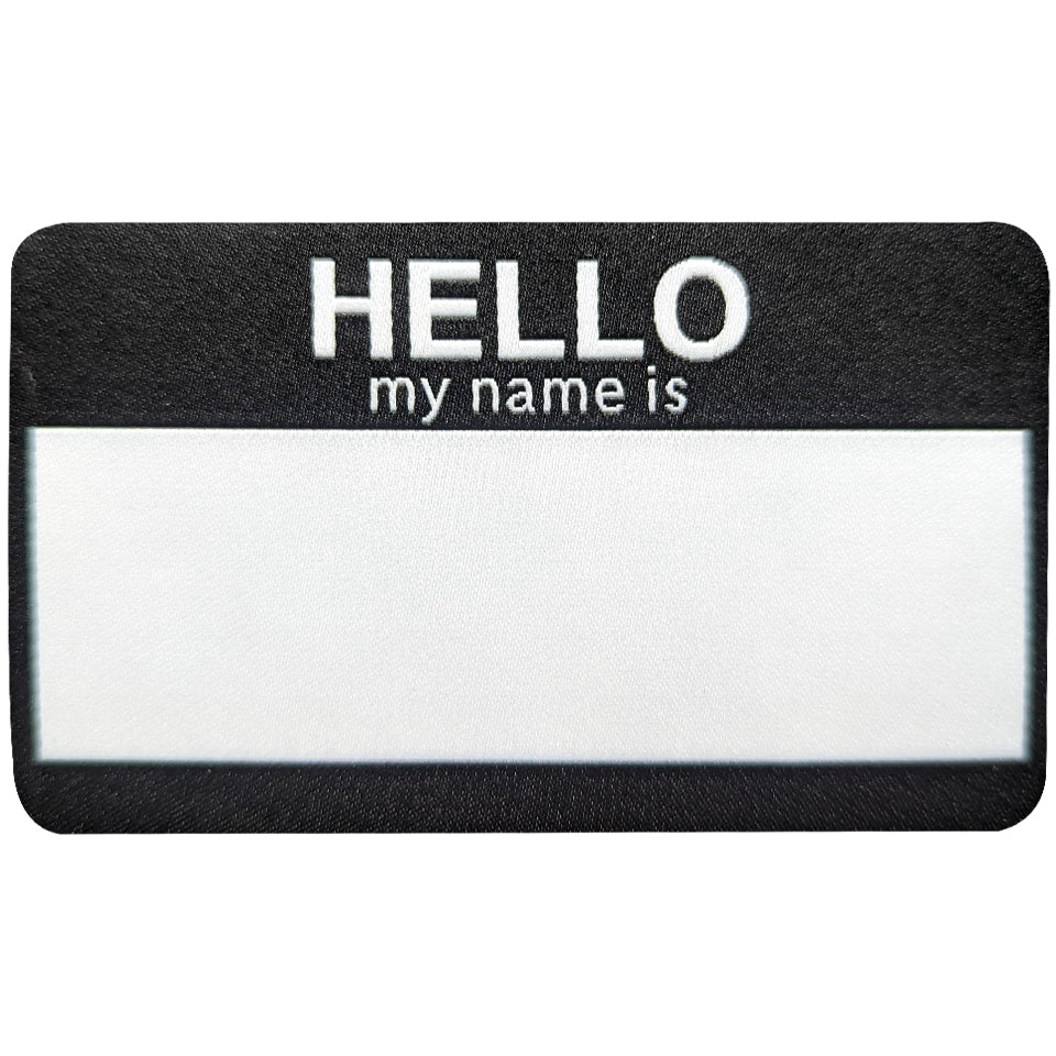 Hello My Name Is Self-Adhesive Patch