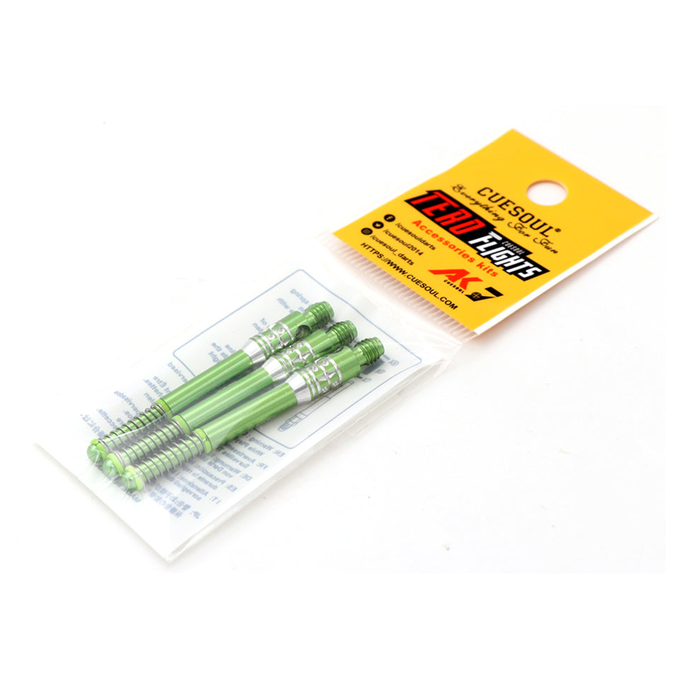Cuesoul Tero AK7 Aluminum Dart Shafts - C 35mm Green
