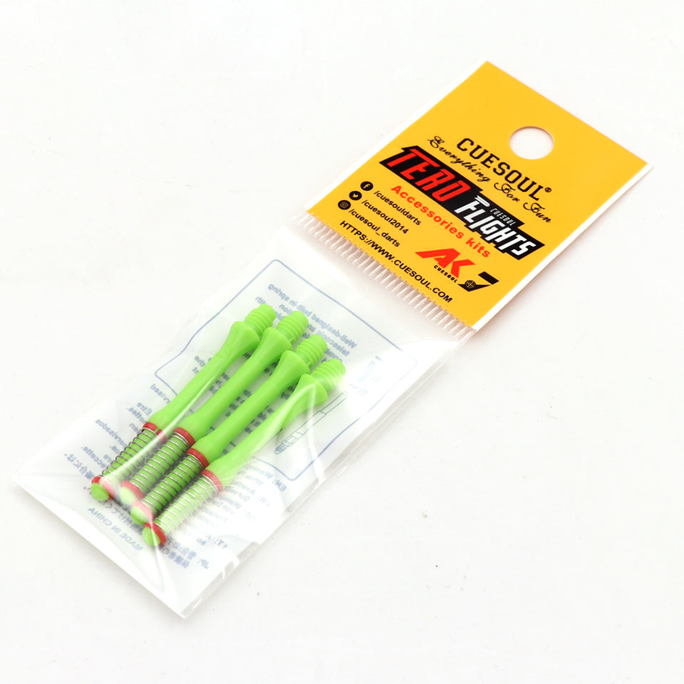 Cuesoul Tero AK7 Slim Dart Shafts - C 34mm Green