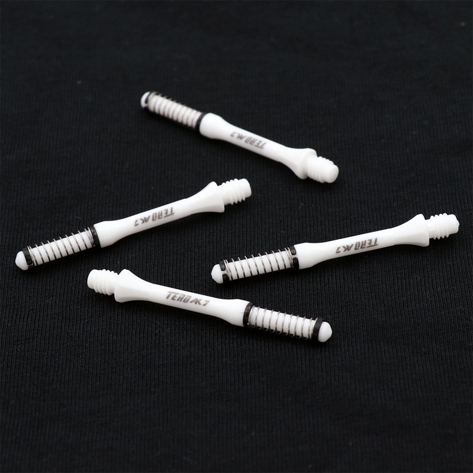Cuesoul Tero AK7 Slim Dart Shafts - C 34mm White