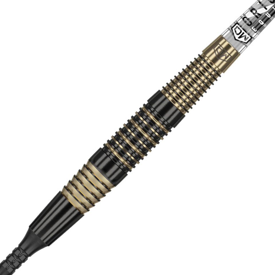 Dart World Flash Back Soft Tip Darts - 18gm Black